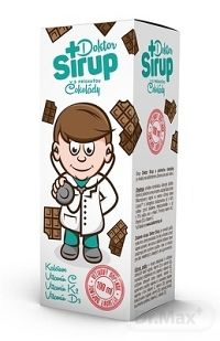 Doktor Sirup kalciový sirup s príchuťou Čokolády 1x100 ml
