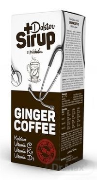 Doktor Sirup kalciový sirup s príchuťou GINGER COFFEE 1x200 ml