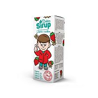 Doktor Sirup kalciový sirup s príchuťou jahôd s vanilkou 100 ml