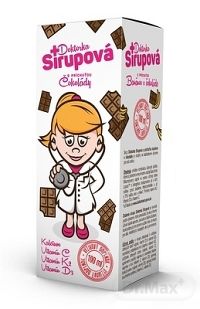 Doktorka Sirupová kalciový sirup s príchuťou Čokolády 1x100 ml
