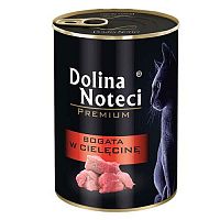 DOLINA NOTECI Premium Bohaté teľacie mäso pre dospelé mačky 400 g
