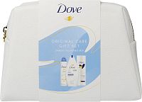 Dove Original sprchový gél 250 ml + telové mlieko 250 ml + deospray 150 ml + kozmetická taška darčeková sada