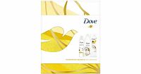 Dove Restoring Ritual Kokos sprchový gél 250 ml + Kokos telové mlieko 250 ml + Kokos antiperspirant dezodorant sprej 150 ml darčeková sada
