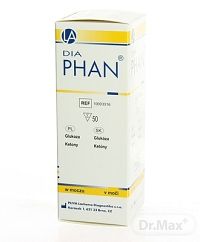 DP DiaPhan diagnostické prúžky na moč 1 x 50 ks