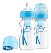 DR.BROWNS FLASA OPTIONS+ WIDE-NECK MODRA 2×270 ml
