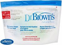 DR.BROWNS - Vrecká na sterilizáciu v mikrovlnnej rúre 1×5 ks, vrecká na sterilizáciu