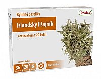 Dr.Max Bylinné pastilky Islandský lišajník 36 ks