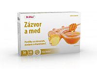Dr.Max Bylinné pastilky Zázvor a med 36 pastiliek