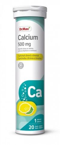 Dr.Max Calcium 500 mg 20 šumivých tabliet