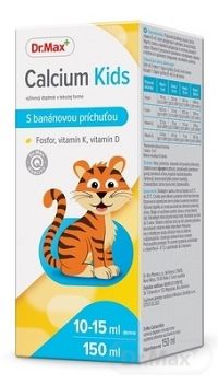 Dr.Max Calcium Kids 1×150 ml, výživový doplnok pre deti
