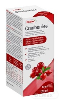Dr.Max Cranberries výživový doplnok v tekutej forme 1x120 ml
