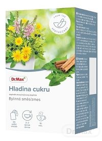 Dr.Max Hladina cukru bylinná zmes, nálevové vrecúška (inov. 2020) 20x1,5 g (30 g)