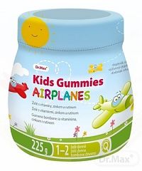 Dr.Max Kids Gummies AIRPLANES (inov. 2018) želé s vitamínmi, zinkom a rutínom 1x225 g