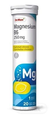 Dr.Max Magnesium B6 250 mg 1×20 tbl, šumivé tablety