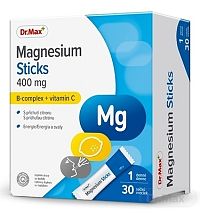 Dr.Max Magnesium Sticks 400 mg s Vitamínom C prášok vo vrecúškach, 1x30 ks