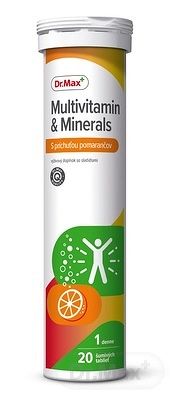 Dr.Max Multivitamin & Minerals (inov. 2019) tbl eff s príchuťou pomarančov 1x20 ks