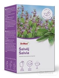 Dr.Max Šalvia bylinný čaj, v nálevových vrecúškach (inov. 2020) 20x1,5 g (30 g)