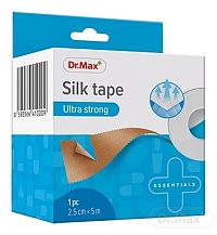 Dr.Max Silk tape 2,5cm x 5m, hodvábna páska 1x1 ks