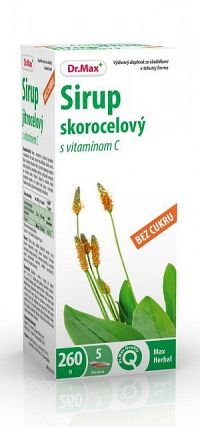 Dr.Max Sirup skorocelový s vitamínom C bez cukru 260 g