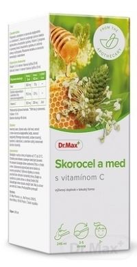Dr.Max Skorocel a med s vitamínom C sirup 1x245 ml