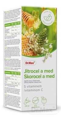 Dr.Max Skorocel a med s vitamínom C sirup (inov. 2020) 1x245 ml