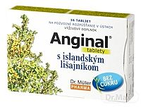 Dr. Müller ANGINAL s islandským lišajníkom 1×16 tbl, na odkašliavanie