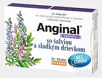 Dr. Müller ANGINAL so šalviou a sladkým drievkom 1×16 tbl, pri nachladnutí