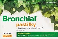Dr. Müller BRONCHIAL pastilky 1×24 ks, s brečtanom a vitamínom C