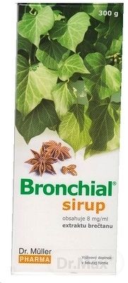Dr. Müller BRONCHIAL sirup 1×300 g, s extraktom brečtanu a vitamínom C