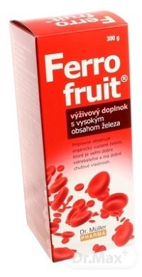 Dr. Müller FERRO FRUIT Sirup 1×300 g, s vysokým obsahom železa