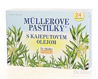 Dr. Müller MÜLLEROVE PASTILKY S KAJEPUTOVÝM OLEJOM (ťažkosti v hrdle) 24 ks