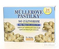 Dr. Müller MÜLLEROVE PASTILKY SO ZÁZVOROM (zahriatie) 24 ks