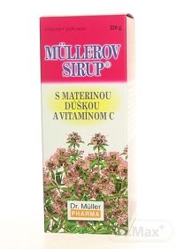 Dr.Müller Mullerův sirup mateřídouš + vitamin C 320 g