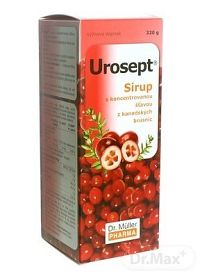 Dr. Müller UROSEPT Sirup (so šťavou z brusníc) 1x320 g