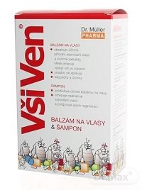Dr. Müller VšiVen sada 1×1 set, šampón 150 ml + balzam 150 ml + hrebeň