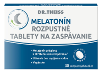 DR.THEISS Melatonín tablety na zaspávanie