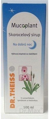 Dr. Theiss Mucoplant Skorocelový Sirup Na Dobrú Noc 100 ml