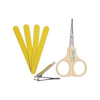 DREAMBABY Set detská manikúra 4×1 ks pilník; 1×1 ks nožnice; 1×1 ks klieštiky