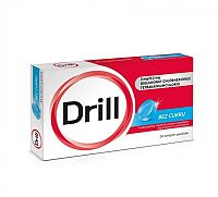 DRILL BEZ CUKRU tvrdé pastilky pas ord sladené umelým sladidlom 1x24 ks