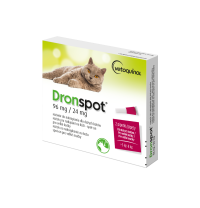 Dronspot 96 mg/24 mg spot-on (2 pipety) pre veľké mačky (>5 - 8 kg) 2x1,12 ml