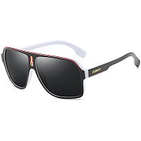 DUBERY Alpine 7 slnečné okuliare, White Black / Black