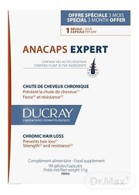 DUCRAY Anacaps Expert-chronické vypad.vlasov 1×90 tbl, tabletky proti vypadávaniu vlasov