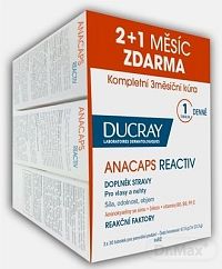DUCRAY ANACAPS REACTIV (TRIO) cps pre vlasy a nechty 3x30 (90 ks), 1x1 set
