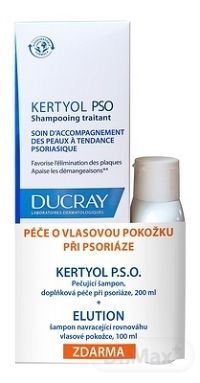 Ducray Kertyol PSO Šampon 200ml + Elution šampon 100ml 1×200+100 ml