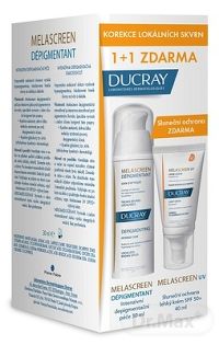 DUCRAY MELASCREEN DÉPIGMENTANT starostlivosť proti pigm. škvrnám 30 ml + MELASCR.PH.LEGERE SPF50+ 40 ml kozmetická sada