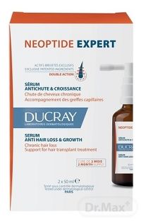 DUCRAY Neoptide Expert Sérum vypad.vlasov 1×50ml+50ml, sérum proti vypadávaniu vlasov