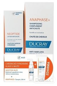 DUCRAY NEOPTIDE LOTION CAPILLAIRE (HOMMES) (Akcia) roztok chronické vypadávanie vlasov u mužov100 ml + Zadarmo ANAPHASE+ šampón 200 ml, 1x1 set