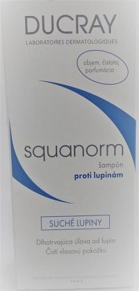 DUCRAY Squanorm šampón proti suchým lupinám 200 ml