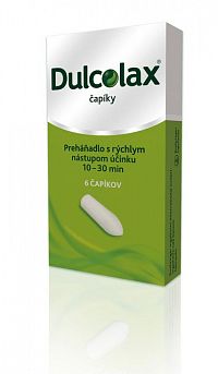 Dulcolax čapíky sup 10 mg (blis.Al/PE) 1x6 ks
