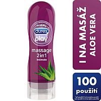 Durex Intímny masážny gél 2v1 s Aloe vera, 1x200 ml